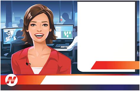 Royalty Free News Anchor Clip Art Vector Images And Illustrations Istock