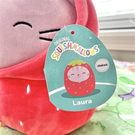 8” Laura The Tabby Cat Squishmallow Super Cute Depop