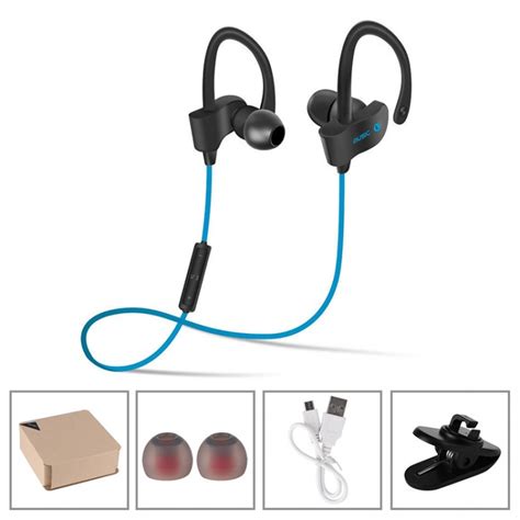 Wireless Bluetooth V4 1 Headset Sport Stereo Headphone Ear Hook Handsfree Earphone For Iphone