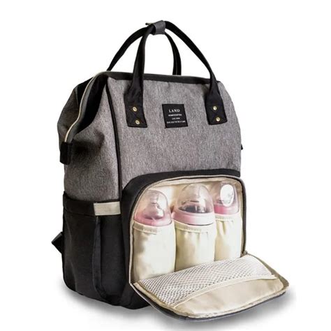 Land Diaper Bags Solid New Fashion Backpack For Mom Upgrade Stroller