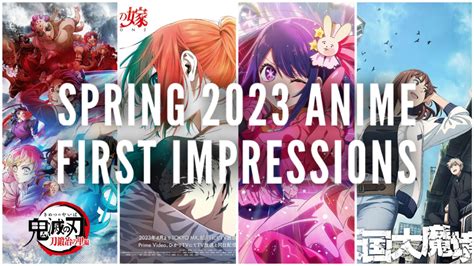 Spring 2023 Anime First Impressions By Rory Muses Anime Blog Tracker