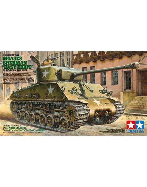 Tamiya Scale Model Kit U S Medium Tank M A E Sherman Easy Eight