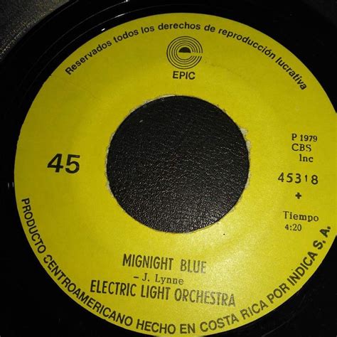 Electric Light Orchestra Midnight Blue Costa Rica