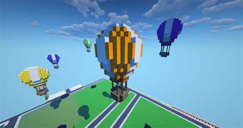 Air Hot Balloon Minecraft Map