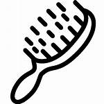 Brush Clipart Icon Clip Cepillo Comb Cabello