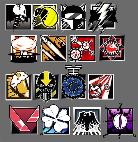 Reddit All The Custom Operator Icons Ive Made Rrainbow6