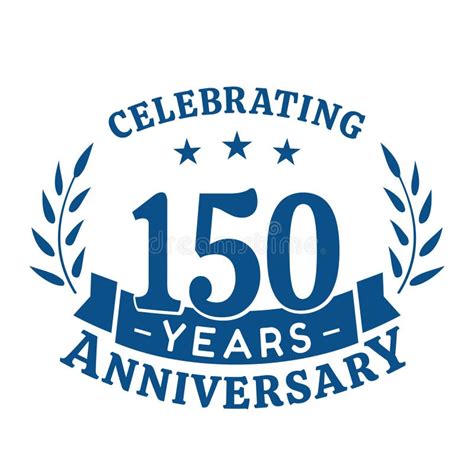 150 Years Anniversary Celebration Logotype 150th Anniversary Logo