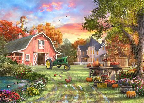 Autumn Farm Photograph By Dominic Davison Pixels