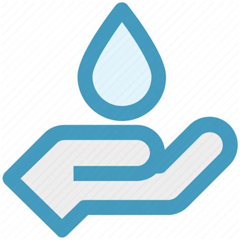 Ecology Hand Purified Water Rain Water Save Water Water Drops