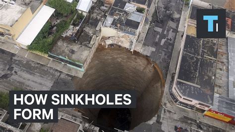 How Sinkholes Form Youtube