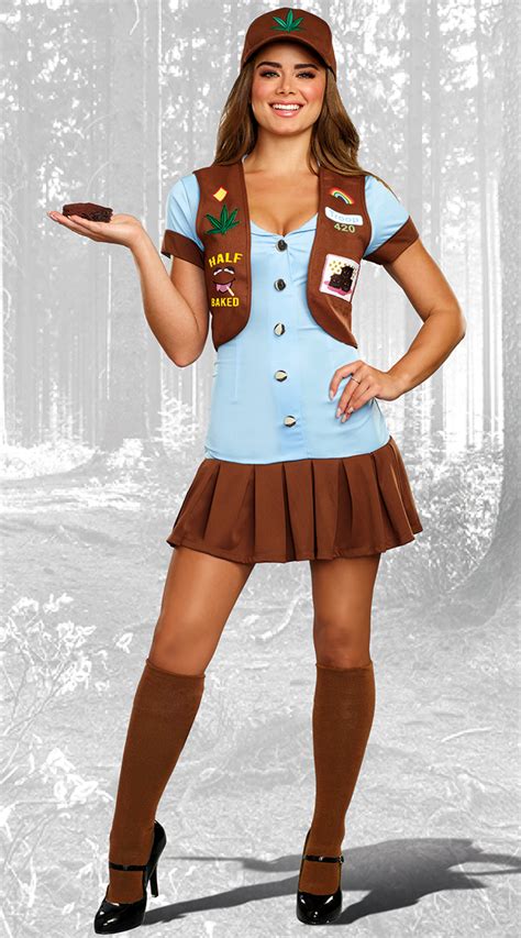 Half Baked Scout Costume Sexy Girl Scout Costume Yandy Com