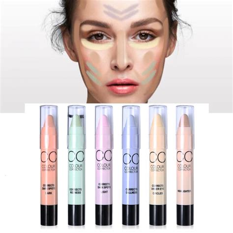 Face Concealer Cc Color Corrector Stick Face Base Makeup Corrector