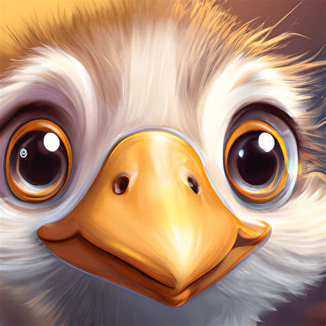 Cute And Adorable Cartoon Baby Pelican Portrait Creative Fabrica