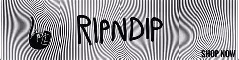 Rip N Dip Logo Leaning Nermal Sticker 4 X 4 Calstreets Boarderlabs
