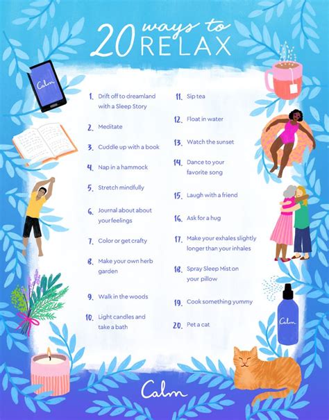 20 Ways To Relax On National Relaxation Day — Calm Blog Ways To Relax