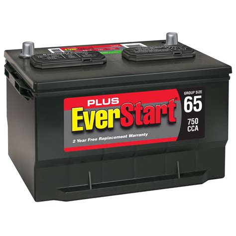 Buy Everstart Plus Lead Acid Automotive Battery Group Size 65 12 Volt