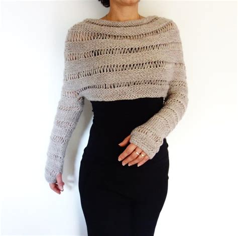 Oatmeal Crop Jumper Knitting Pattern By Camexiadesigns Lovecrafts