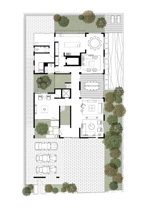 Box House Ming Architects Architectural Floor Plans Layout