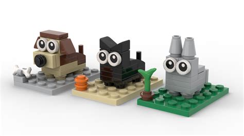 Lego Moc Mini Pets By Nicole1 Rebrickable Build With Lego