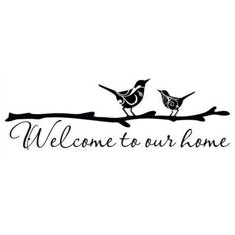 Welcome To Our Home Vinyl Wall Decal 3100 Via Etsy Items For