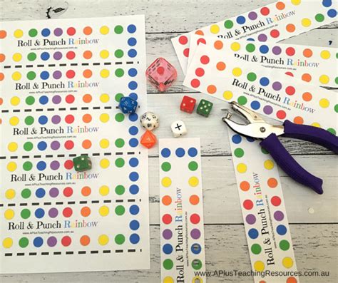 Free Hole Punch Game Fine Motor Activity A Plus Teaching Resources