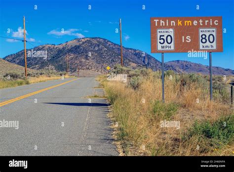 Speed Limit Sign In Metric Hi Res Stock Photography And Images Alamy
