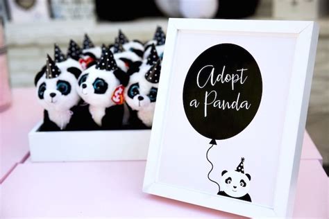 Adopt A Panda Station From A Party Like A Panda Birthday Party On Kara S Party Ideas