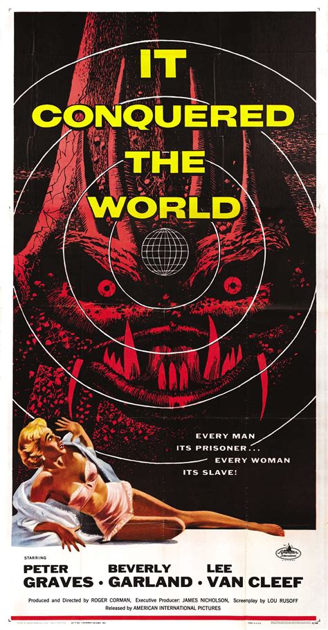 It Conquered The World 1956 Usa Poster It Conquered The World Science Fiction Movie