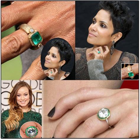 Celebrity Emerald Engagement Rings Emerald Engagement Ring Celebrity Jewelry Engagement Rings