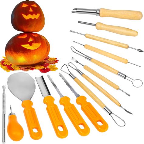 Buy Loveinusa Pumpkin Carving Kits 14 Pieces Halloween Pumpkin Carving