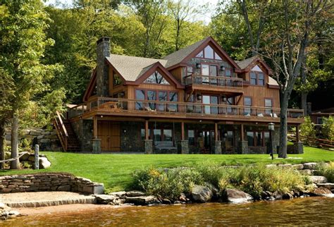 Lake house plans can be found in various room counts. Lakeside Living is All in the Family - Fine Homebuilding