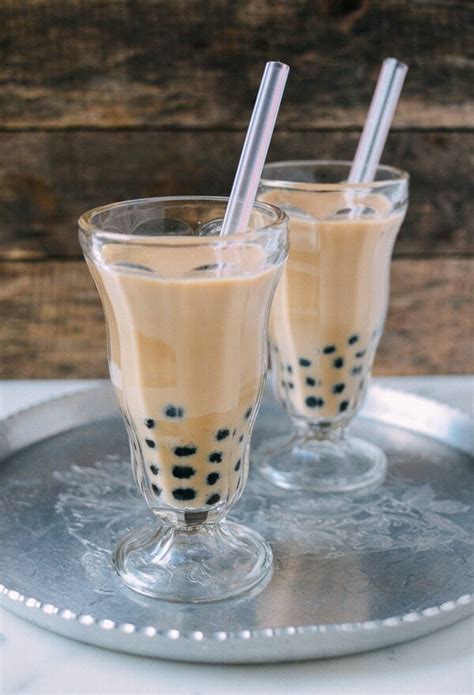 The term bubble tea is actually a reference to the milk froth that forms when the drink is shaken, not the chewy pearls in the drink that resemble bubbles, quartz noted. Bubble Tea Recipe, A Chinese Favorite - The Woks of Life