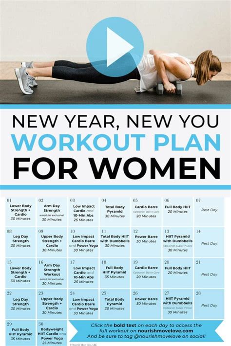 female workout plan at home pdf