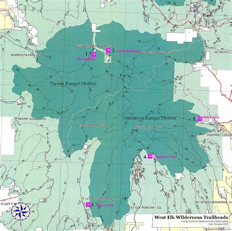 Colorado Elk Area Map
