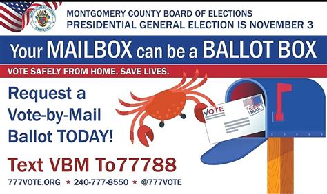To Vote By Mail In Maryland You Must Request Your Ballot