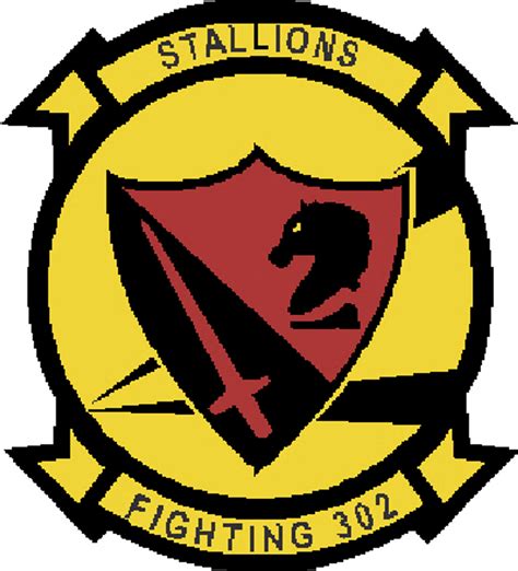 Us Navy Vf 302 Stallions Fighting 302