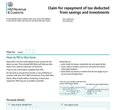 Claim A Hmrc Tax Rebate