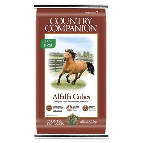 Country Companion Premium Alfalfa Cubes 50 Lb 378033