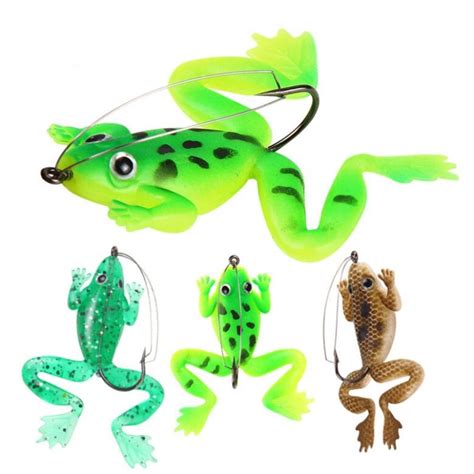 1pcslot Rubber Frog Soft Bait 60mm 52g Silicone Bait All Water Lures