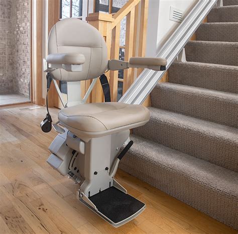 A stair lift is a secure seat that moves up and down a staircase on a rail. Top-Of-The-Line Bruno Elite SRE2010 Straight Stair Lift