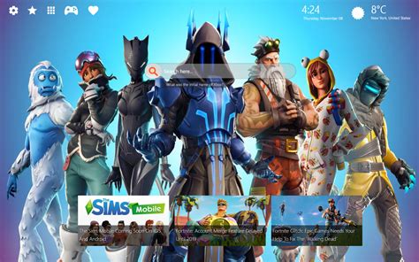 Fortnite, battle royale, pc gaming, video games. Fortnite Season 7 HD Wallpapers + New Chrome Themes ...