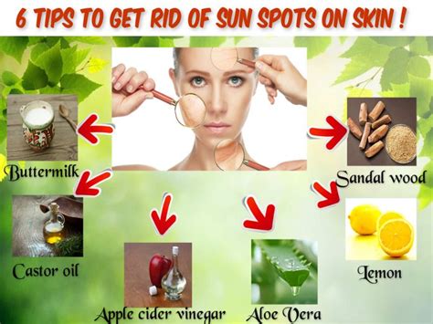 6 Tips To Get Rid Of Sun Spots On Skin Sun Spots On Skin Skin Care Women Beauty Skin Care