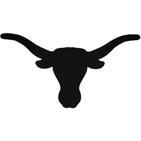 Buy Texas Longhorn Cow Skull 3 Vinyl Decal Sticker Online