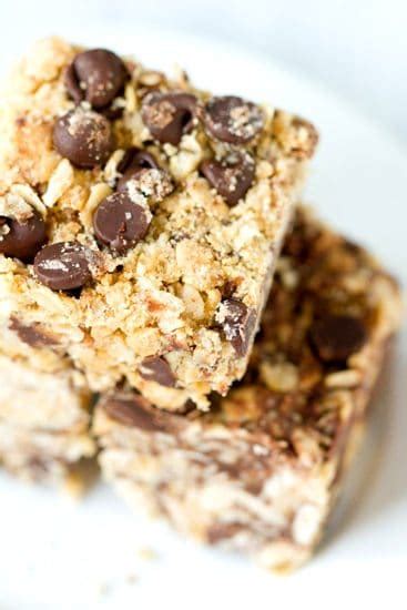 Pour mixture over oats in a mixing bowl and stir to coat oats. No-Bake Oatmeal-Peanut Butter Chocolate Chip Bars | Brown ...