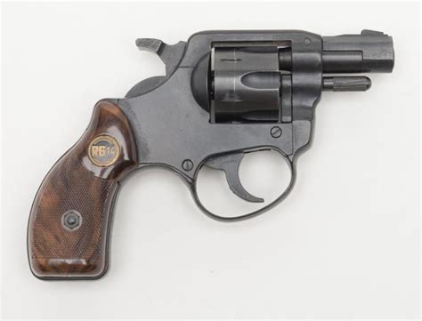 Rg Model 14 Da Revolver 22lr Cal 1 34” Barrel Blue Finish Brown