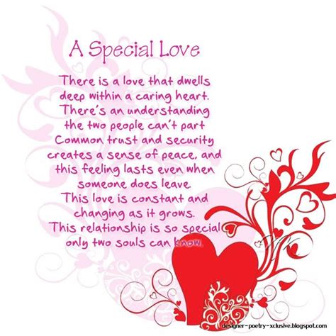 A Special Love Love Poems Love Messages Poems For Him
