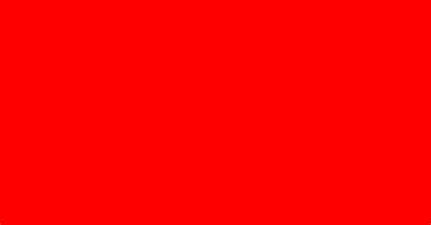 Aggression across cultures, people intuitively associate red with the concept of anger. red #ff0000