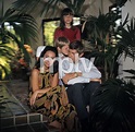 James Coburn, wife Beverly Kelly, son James H. Coburn IV, and daughter ...