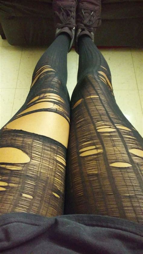 Ripped Tights Ripped Tights Halloween Tights Ripped Pantyhose