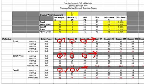 Here are 20 free excel templates. Bodybuilding Excel Templates - Excel Training Designs Platinum Program Sheet Workout Spread ...